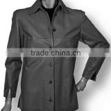 ladies leather coat/women leather coat/Fashion coat