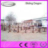 Amusement Park Rides Kids Game Playground Sliding Dragon Small Roller Coaster for Sale thumbnail-6