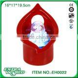 Glass Desktop Decoration Small Fountain Water Features Lucky Feng Shui Ball Crafts thumbnail-3