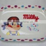 Rectangular Kids Melamine Rice Tasting Plate thumbnail-1
