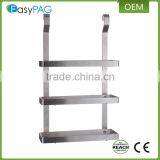 ESYLIFE Stainless Steel Hanging Kitchen Spice Rack, Silver (3 Tier) thumbnail-4