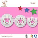 Fondant Sugarcraft Cutter Set Star Shape 3pcs Each Set