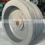 Hydraulic Scissor Car Lift Used Solid Tyre Wheels 12x4.5 15x5 12.5x4.5 thumbnail-2