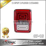 4x4 Offroad Jeep Wranger JK SKU 07-15 Multi-functions LED Tail Light Amber Red White Lamp thumbnail-5