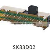 Daier High Quality 2 Pole 8 Position Slide Switch