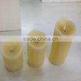 Flameless Dripping Moving Wick Led Candles With Remote Control Led Dancing Wick Candles With Timer thumbnail-6