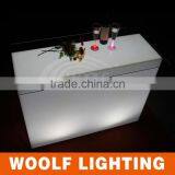 Glowing Rectangular LED Cocktail Lounge Table LED Party Events Lighting Up Decorative Table thumbnail-4