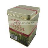 Hot Sale Airtight Empty Printed Square Tin Can for Coffee Storage thumbnail-3