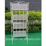 Nicely Classical Metal Vintage Wrought Iron 3 Tier Shelf For Home Decoration Patio Garden Shelf thumbnail-3