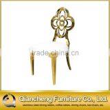 Golden Royal Flower Sash Wedding Tiffany Table Chairs thumbnail-2
