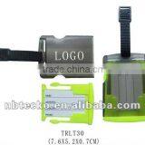 New Design Removable Plastic Luggage Tag With pu Strap thumbnail-1