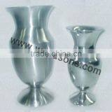 Antique Metal Aluminium Vase With Free Standing thumbnail-5