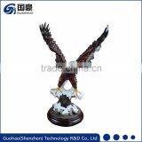 Custom Eagle Home Decor Resin Hawk Statue for Sale thumbnail-1