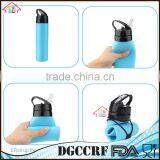 NBRSC Foldable Water Bottle Collapsible Silicone Sports Water Bottle for Outdoors, Hiking, Camping, Biking thumbnail-4
