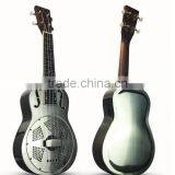 Resonator Ukulele With Blues Slide, Copper Alloy Resonator Ukulele, Ukulele 23inch thumbnail-1