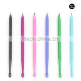 Wooden Drum Stick Blue Ink Ballpen, New Handmade Wooden Environmental Ruler Manual Multifunction Ballpoint Pen Ballpen thumbnail-1