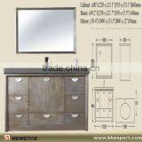 Grey Big Bthroom Cabinets thumbnail-1