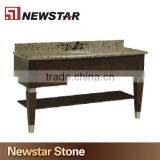 Hotel Corner Bathroom Vanity Base With Solid Wood Legs thumbnail-2