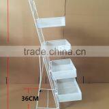 2016 Wholesale Pop-up White Metal Cosmetic Display Shelf thumbnail-3