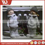Wholesale Led Light Price Christmas Boys And Girls Decoration Polyresin Ornaments thumbnail-1