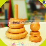 Wholesale Baby Wooden Stacking Blocks Toy High Quality Kids Smooth Wooden Stacking Blocks Toy for Fun W13D120 thumbnail-4