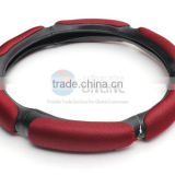 Cheap Red Suede Steering Wheel Cover