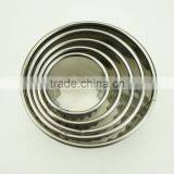 47099 5 Pcs Round Shape Stainless Steel Cookie Cutter Set thumbnail-4