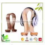 China wholesale custom bamboo headphone stand