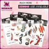 NEWAIR 4 Colors Printing Water Transfer Kids Glitter Tattoos thumbnail-5
