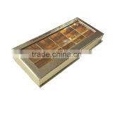 Custom Luxury Gold Cardboard Chocolate Window Packaging Box thumbnail-1