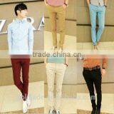 High Quality Fashion Slim Cut Casual Pants Men Wholesale New Sofe Cotton Pants thumbnail-1