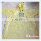 PE Disposable Yellow Half Sleeves Raincoat thumbnail-3