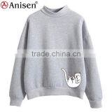 Oem Factory 100 Polyester Ladies Sweatshirts thumbnail-2