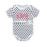 Best Selling Baby Clothes Summer 100%Cotton Short Sleeves With Prints Newborn Infant Baby Bodysuits thumbnail-2