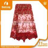 Beaded Bridal Nice Wedding Dress FL1136-1 French Net Laces With Beads thumbnail-2