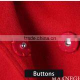 Guangzhou Garment Factory Best Design Top Quality Fashion Red Womens Winter Long Coats thumbnail-6