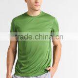 MGOO Solid Color Dri-fit 90% Polyester 10% Spandex T-shirts Custom Logo Sport T Shirt Mens thumbnail-3