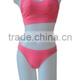 Hot sale fashion fitness bra sets sexy seamless woman underwear ladies sport bra panties