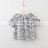 S33522W Casual New Baby Girls Tops Cute Printed Flare Sleeve Blouses thumbnail-2