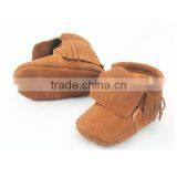 Wholesale China Leather Shoe Baby Tassel Heels Boots thumbnail-5