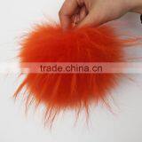 Myfur Wholesale Orange Color Raccoon Fur Ball Hot Sale Animal Fur Accessory Pom Pom thumbnail-3