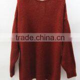 Runwaylover New Design 2017 Ladies Fashion Backless Wool Pullover Sweaters thumbnail-5