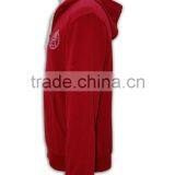 High Quality Promotional Men's Hoodies CVC/TC Fleece Plain Hoodie thumbnail-3