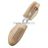 Wooden Type Shoe Stretcher Lotus Wood Shoe Tree With Strong Spring