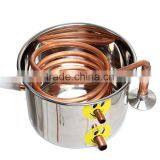 High Quality Best Price 18L Copper Moonshine Ethanol Alcohol Water Distiller Still Stainless Boiler thumbnail-5