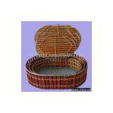 Bamboo and Iron Basket thumbnail-1