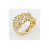 Sell Copper Ring 18k White Gold-plated thumbnail-1