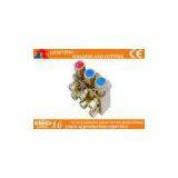 Forged Two In And Six Out Gas Distributors For CNC Cutting Machine Equal Shape