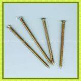 Yellow Zinc Flat Head Concrete Screws and Fasteners thumbnail-3