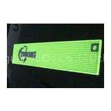 Green Rectangle Customized Drinking Soft Pvc Bar Runner Mats